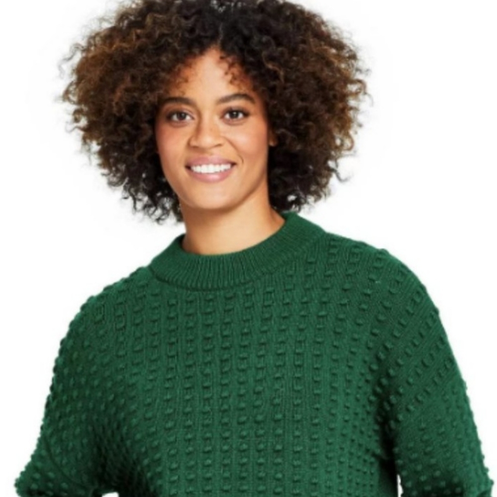 New Target x Lego Green Textured Sweater Size small